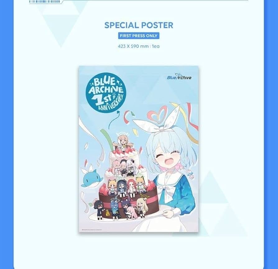ブルーアーカイブ 1st Anniversary 韓国版(ブルアカ1周年) ブルーアーカイブ 1周年 韓国版 ブルアカ グローバル サントラ